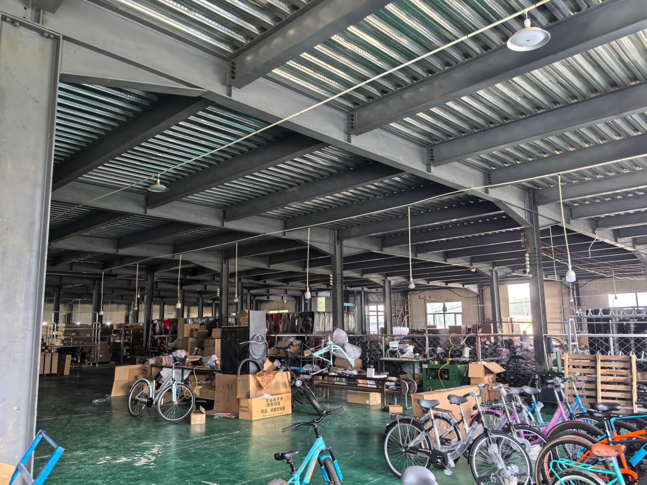 Bicycle Assembly Workshop and Production Area