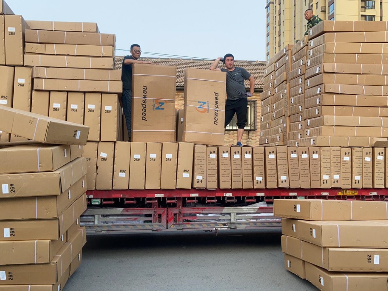 Bicycle Export Carton Loading and Shipment