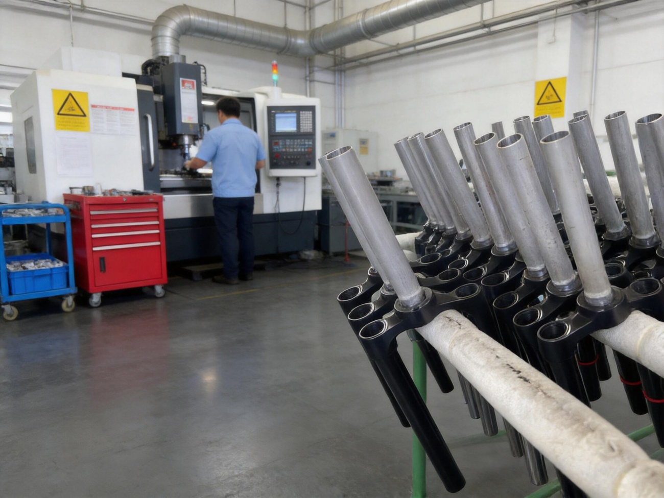 Bicycle Fork Machining and Component Processing