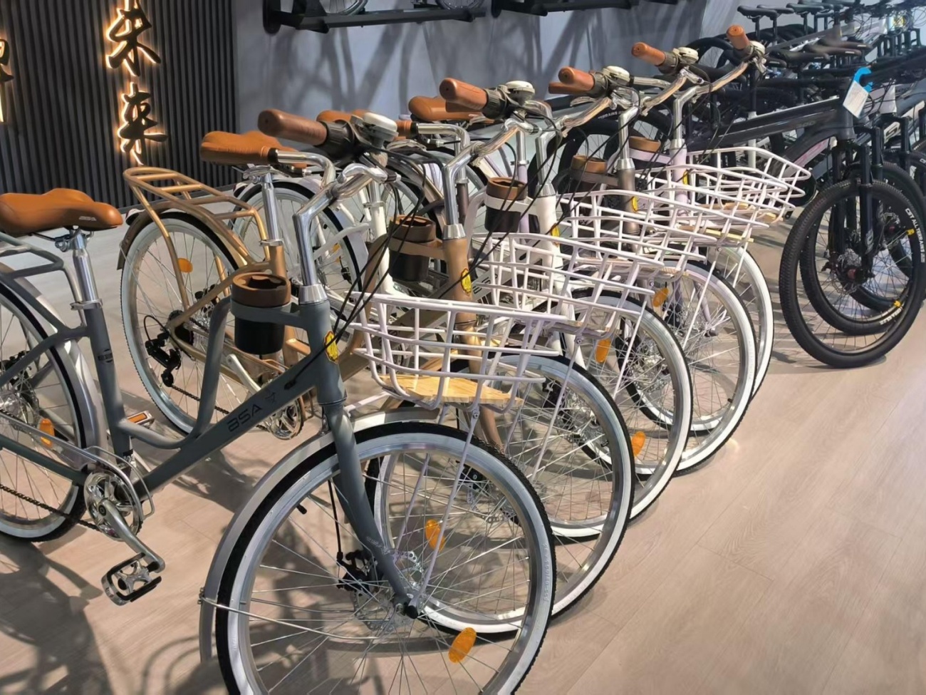 City Bike Product Display and Sample Showroom